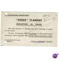 1953 ESSEX PARTNERS LIMITED "ESSEX FLANGES"
