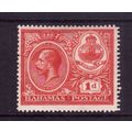 BAHAMAS 1920 SG107 1d CARMINE PEACE CELEBRATION...