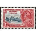 Falkland Islands 1935 SG139 1d Deep Blue & Scar...