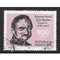 ARGENTINA REP 1980 NATIONAL HEROES 500p GEN JOS...