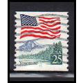 Used 2280a 25c U.S. Flag Fine CNS 11 PA6237