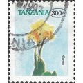 TANZANIA, FLOWER, Carna, blue 1996, 300/-