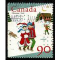 Canada 1996 Christmas 90c Used Stamp b