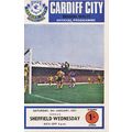 CARDIFF CITY v SHEFFIELD WEDNESDAY LEAGUE DIVIS...