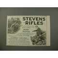 1900 Stevens Rifles Gun Ad - Rabbit Hunting
