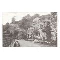 NICE PRINTED POSTCARD OLD COTTAGES DOLGELLY MER...