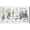 AUS 2017 (SET) (S/A)'FAIR DINKUM ALPHABET'(5v)(...