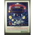 1965 BP Oil Ad - art by John Seares Riley - BP visits Blackpool