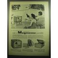 1957 Magnavox Ad - Wilshire TV, Companion Radio and Melody Master Phonograph
