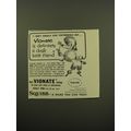 1959 Squibb Vionate Ad - I don't usually give testimonials but