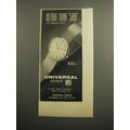 1960 Universal Geneve Watch Ad - Ultra Thin 500 14K Bracelet Watch