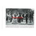 Bulgarian Maidens Dance The Horo, Book Illustra...