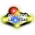 Welcome to Vegas Flashing Body Light Lapel Pins