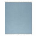 Blue and White Woven Cotton Geometric Throw Bla...