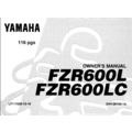 YAMAHA FZR600L FZR600LC OWNERS MANUAL MOTORCYCL...
