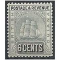 British Guiana 1905 SG244 6c Grey-Black & Ultra...