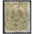 Canada 1903 SG180 7c Yellow-Olive Fine Used . .