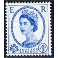 Sg593 4d ultramarine Lightly M/ Mint (B146)