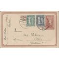 Turkey Postal Card 1930 uprated Istanbul to Swi...