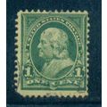 Used 279 1c Benjamin Franklin Barely Clears M04385
