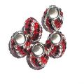 Sterling Silver Swarovski Crystal European Bead...