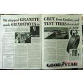GOODYEAR TIRE RUBBER COMPANY 1934 granite grit ...