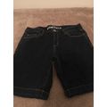 Mossimo Supply Co. Jean Shorts Pockets Blue Wom...