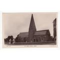 St John's Church Jersey Postcard RP Channel Isl...