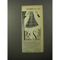 1954 Pendleton Skirts Advertisement