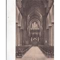 Salisbury Cathedral interior Wiltshire Postcard...