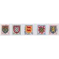 FRANCE 1951 USED COAT OF ARMS SET TOURAINE COMT...