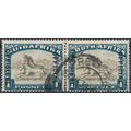 Official: 1s wmk Upright - South Africa 1936 - ...
