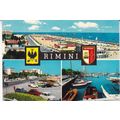 Rimini Multiview Italy Postcard posted 1969 cre...