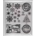 Christmas Stamp Set - App 13x16cm. Stamping Car...