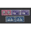 SouthAfrica.1947 Royal Visit set of 3 Pairs.Fin...