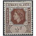 Leeward Islands 1954 SG126 1/2c Brown Mounted M...