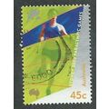 AUS 2000 45c 'PARALYMPIC GAMES- ATHLETICS' FINE...