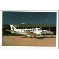 Aviation AMERICAN EAGLE BEECH 99 Postcard by Ma...