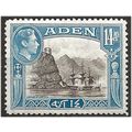 Aden 1945 SG23a 14a Sepia & Light Blue Mounted ...