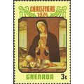 GRENADA, CHRISTMAS, Madonna and Child, Bastiani, yellow 1974, 3c