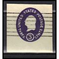 Used U534 3c George Washington Very Fine Cut Sq...