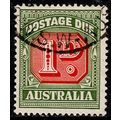 Australia 1958 Postage Due 1D Used Stamp No. wmk.