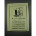 1949 Westminster Bank Limited Ad - Judge for yourself