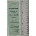 1949-50 flyer / bookmark - Everyman's Encyclopa...