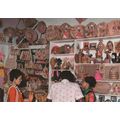 Buying African Masks in Roseau Shop Dominica Po...