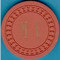 MV. $10 Vintage Casino Chip. Unknown Origin. B87.