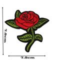 Rose Iron On Patch Flower Badge Decoration Moti...