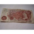 Ten Shilling Note J S Fforde 78X