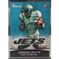 2012 Topps Bowman JORDAN WHITE (Jets) Rookie Ca...