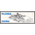 Palenque, Chiapas, Mexico Tourist Sticker. Ref:...
